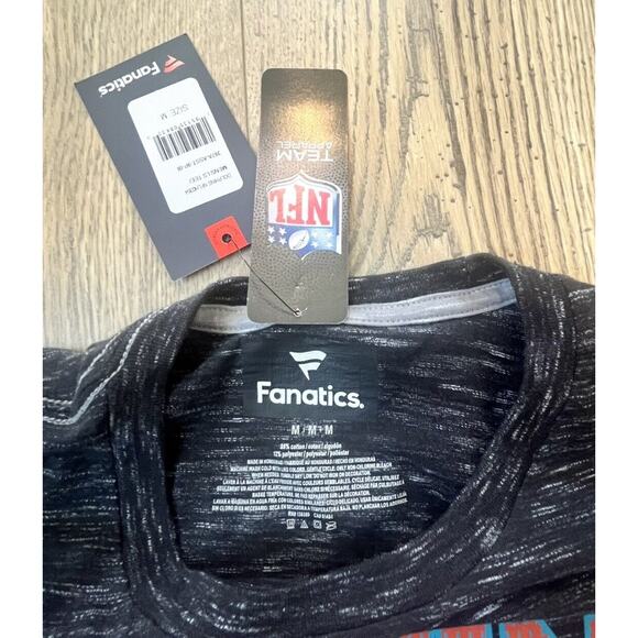 NWT Miami Dolphins Long Sleeve Mens Shirt Fanatics Grey “Go Fins” NFL Sz M - Picture 5 of 7